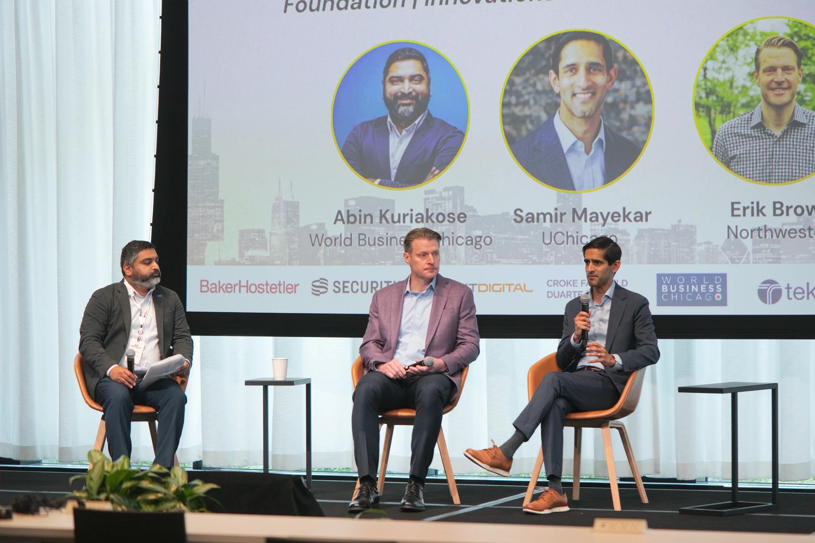 “Abin Kuriakose of World Business Chicago, Samir Mayekar of the University of Chicago, and Erik Brown of Northwestern University discuss how universities are helping drive innovation and company formation across Chicago and the Midwest at Decasonic’s Web3 Investor Day.”